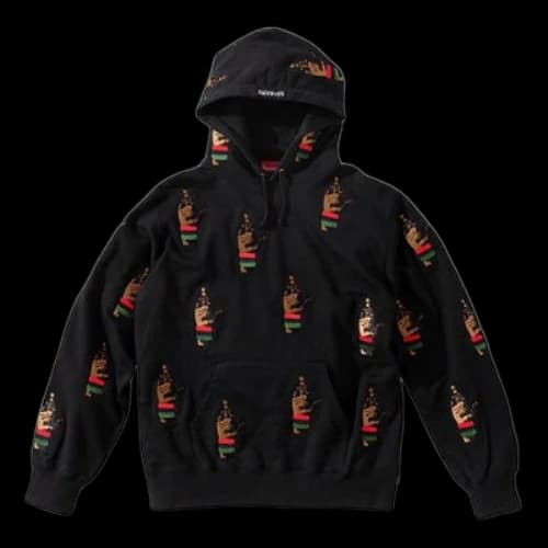 Supreme FW19 Week 15 x Dead Prez RBG Embroidered Hooded Sweatshirt