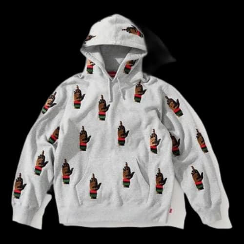 Supreme FW19 Week 15 x Dead Prez RBG Embroidered Hooded Sweatshirt