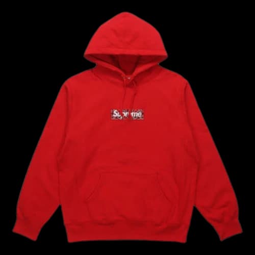 Supreme FW19 Week 16 Bandana Box Logo Hooded Sweatshirt 'Red'
