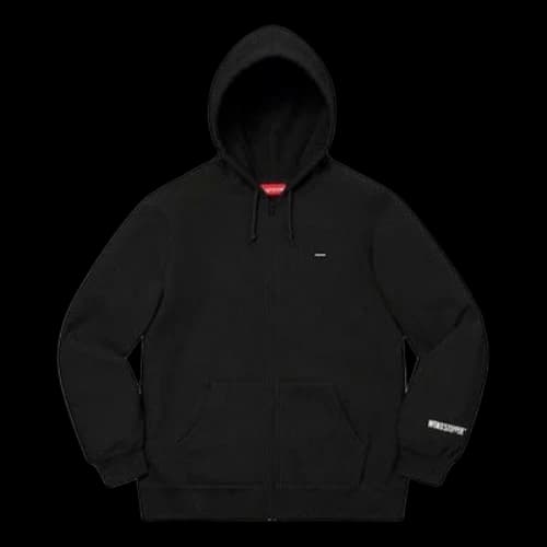 Supreme FW19 Week 16 Windstopper Zip Up Hooded Sweatshirt 'Black'