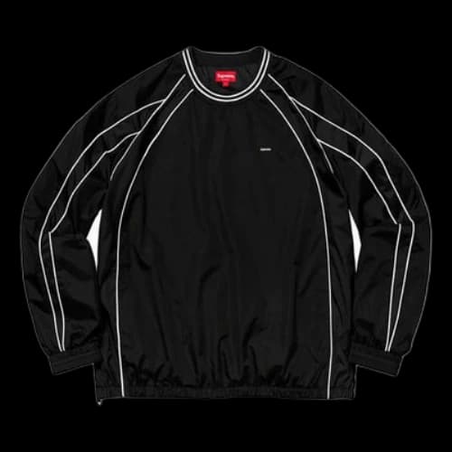 Supreme FW19 Week 16 Piping Warm Up Pullover