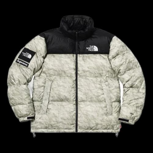 Supreme FW19 week 18 x The North Face Paper Print Nuptse Jacket