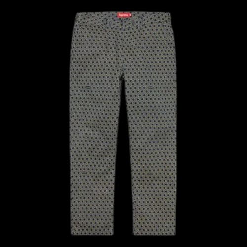 Supreme FW19 Week 1 Work Pant Long Pants Unisex Gray