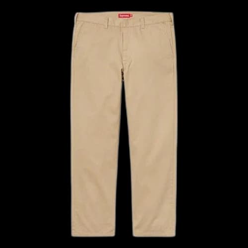Supreme FW19 Week 1 Work Pant Long Pants Unisex Khaki