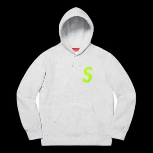 Supreme FW19 Week 2 S Logo Hooded Sweatshirt Unisex Gray