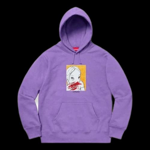 Supreme FW19 Week 3 Nose Bleed Hooded Sweatshirt