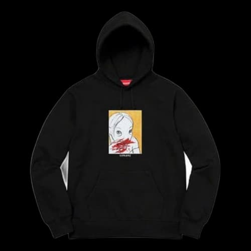 Supreme Nose Bleed Hooded Sweatshirt 'Black'