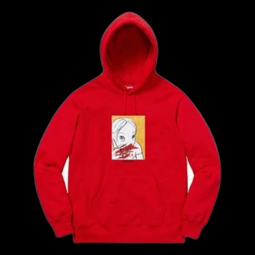 Supreme FW19 Week 3 Nose Bleed Hooded Sweatshirt