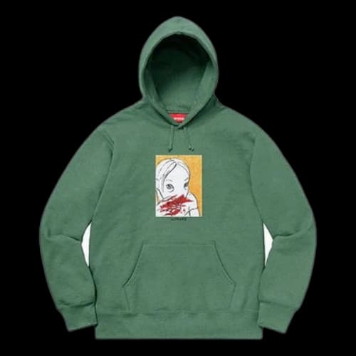 Supreme FW19 Week 3 Nose Bleed Hooded Sweatshirt