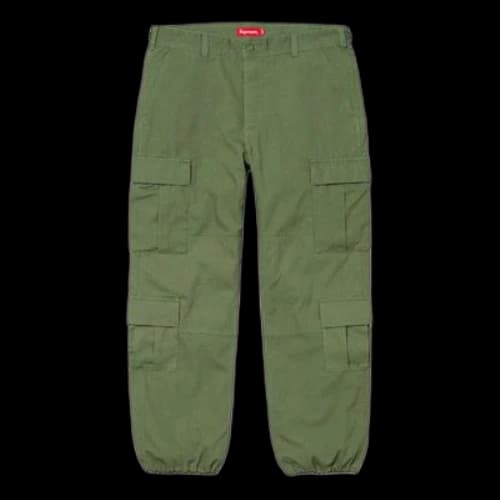 Supreme FW19 Week 2 Cargo Pant Bundle Feet Multiple Pockets Pants Unisex Green