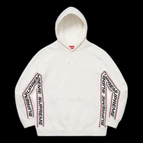 Supreme FW19 Week 3 Text Rib Hooded Sweatshirt Logo