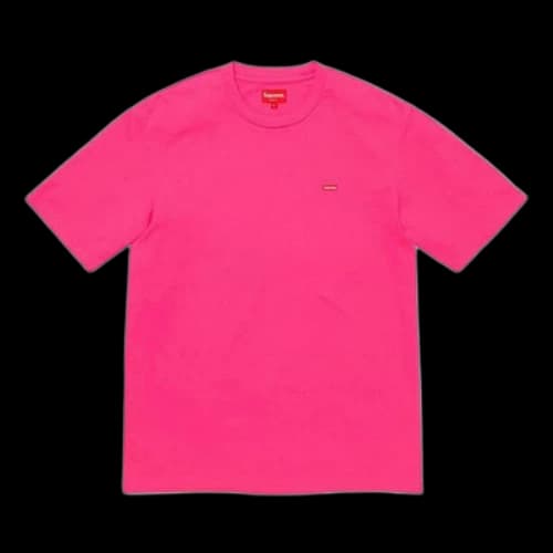 Supreme FW19 Week 1 Small Box Tee Short Sleeve Unisex Rose Red
