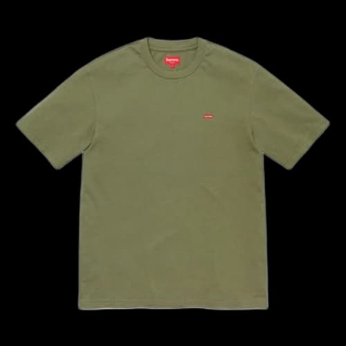 Supreme FW19 Week 1 Small Box Tee Short Sleeve Unisex Olive Green