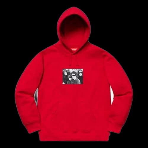 Supreme FW19 Week 4 x The Velvet Underground Hooded Sweatshirt
