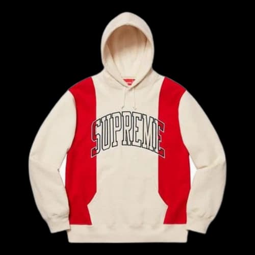 Supreme FW19 Week 4 Paneled Arc Hooded Sweatshirt