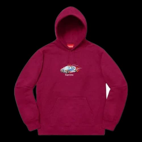 Supreme FW19 Week 5 Cop Car Hooded Sweatshirt