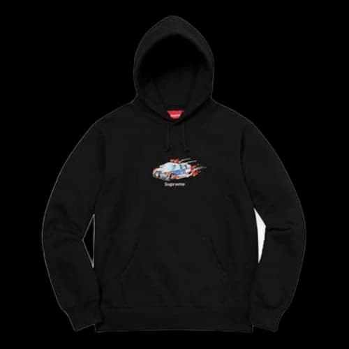 Supreme FW19 Week 5 Cop Car Hooded Sweatshirt