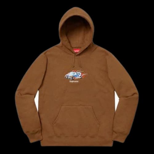Supreme FW19 Week 5 Cop Car Hooded Sweatshirt