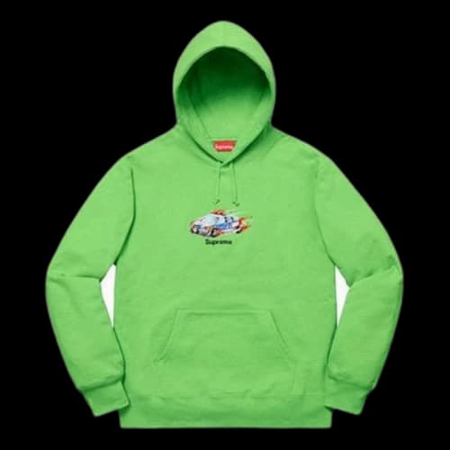 Supreme FW19 Week 5 Cop Car Hooded Sweatshirt