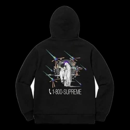 Supreme 1-800 Hooded Sweatshirt 'Black'