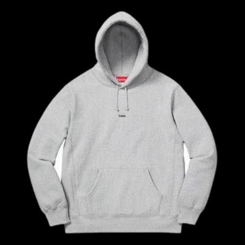 Supreme FW19 Week 9 Micro Logo Hooded Sweatshirt