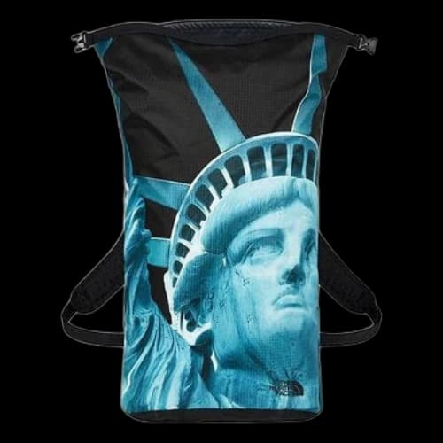 Supreme x The North Face Statue of Liberty Waterproof Backpack 'Blue Black'