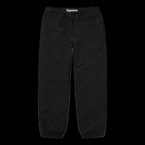 Supreme FW19 Week 11 Paneled Warm Up Pant Black