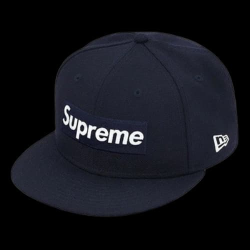 Supreme World Famous Box Logo New Era 'Black White'