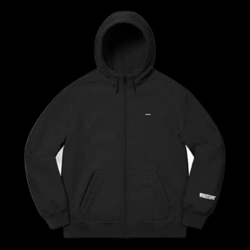Supreme WINDSTOPPER Zip Up Hooded Sweatshirt 'Black'