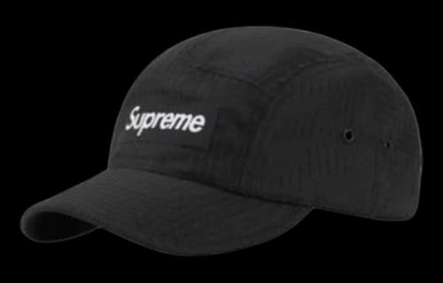Supreme Camo Ripstop Camp Cap 'Black White'