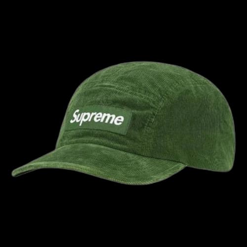 Supreme GORE-TEX Corduroy Camp Cap 'Green White'