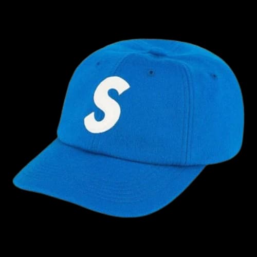 Supreme x Loro Piana Wool S Logo 6-Panel 'Blue White'