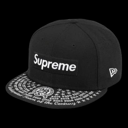 Supreme Undisputed Box Logo New Era 'Black White'