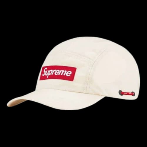 Supreme Shockcord Camp Cap 'White Red'