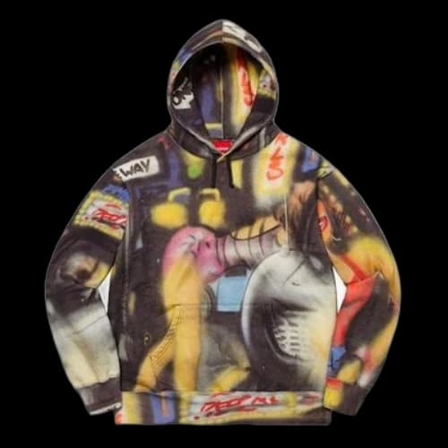 Supreme x Lady Pink Hooded Sweatshirt 'Multi-Color'