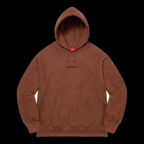 Supreme Number One Hooded Sweatshirt 'Brown Black'