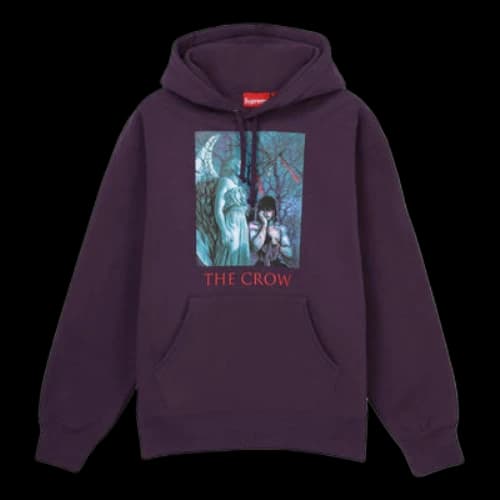 Supreme x The Crow Hooded Sweatshirt 'Purple Blue'