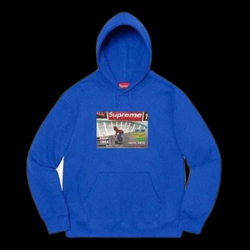 Supreme x Thrasher Hooded Sweatshirt 'Blue White Red'