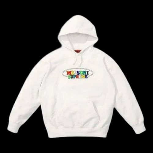 Supreme x Missoni Hooded Sweatshirt 'White'