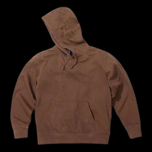 Supreme x The North Face Pigment Printed Hooded Sweatshirt 'Brown'