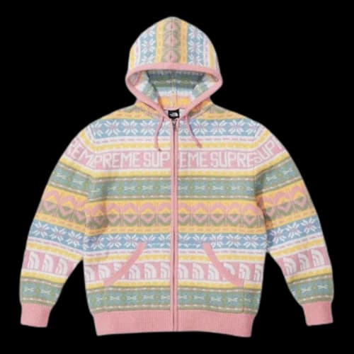 Supreme x The North Face Zip Up Hooded Sweater 'Multi-Color'