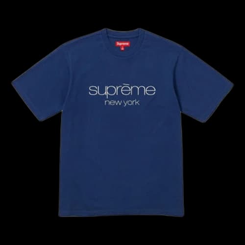 Supreme FW23 Week3 Classic Logo T-shirt 'Navy'