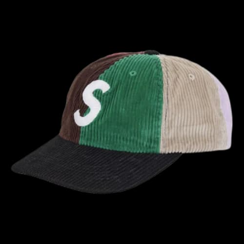 Supreme Corduroy S Logo 6-Panel Hat FW24 'Multi-Color'