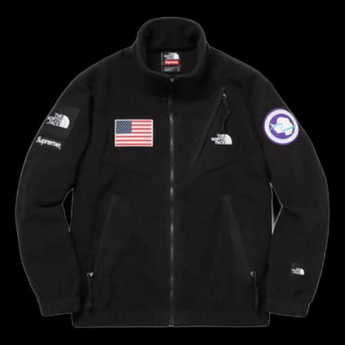 Supreme SS17 x The North Face Trans Antarctica Expedition Fleece Jacket Black
