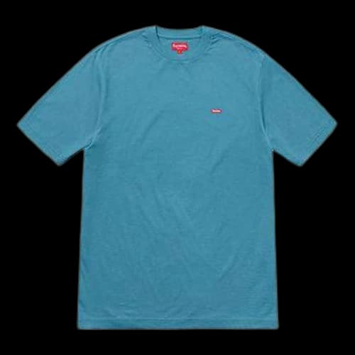 Supreme SS18 Small Box Tee Dusty Blue Logo Tee 'Grey Blue'