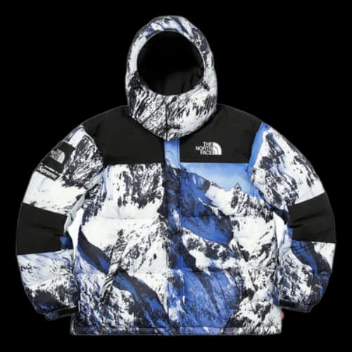 Supreme x The North Face Mountain Baltoro 700 Fill Down Jacket 'White Blue Black'