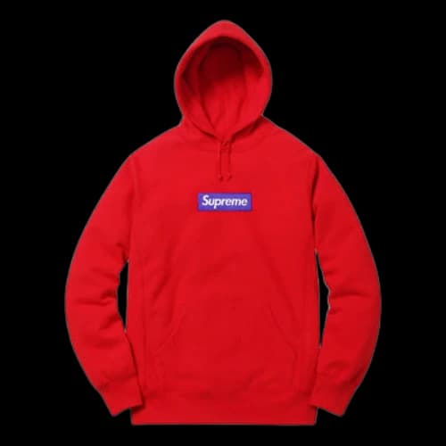 Supreme FW17 Box Hooded Sweatshirt Red Bogo