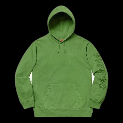 Supreme SS19 Overdyed Hooded Sweatshirt