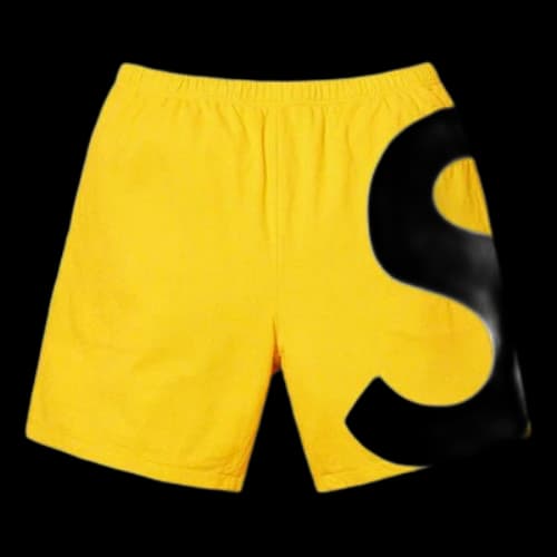 Supreme SS19 S Logo Short Side S logo Shorts Unisex Yellow