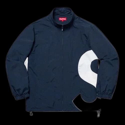 Supreme SS19 S Logo Track Jacket Large Logo Unisex Navy Blue